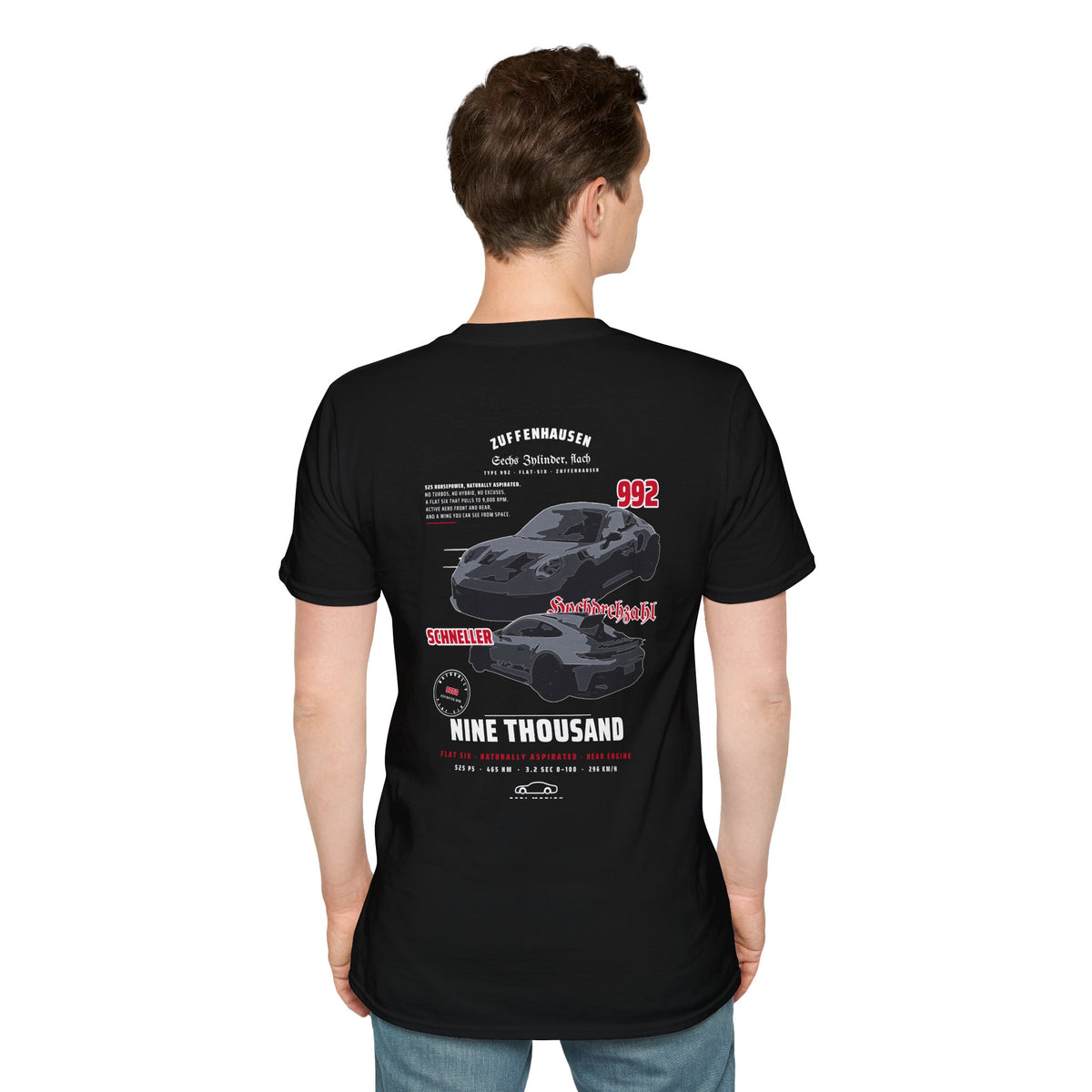 Nine Thousand — Rear-Engined Track Coupé Graphic Tee