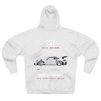 Flat-Six Mono White Tee — Naturally Aspirated Racing