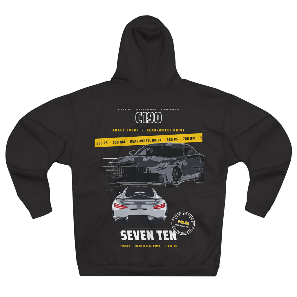 Racing Car Hoodie – 'Green Hell' Track Graphic Pullover