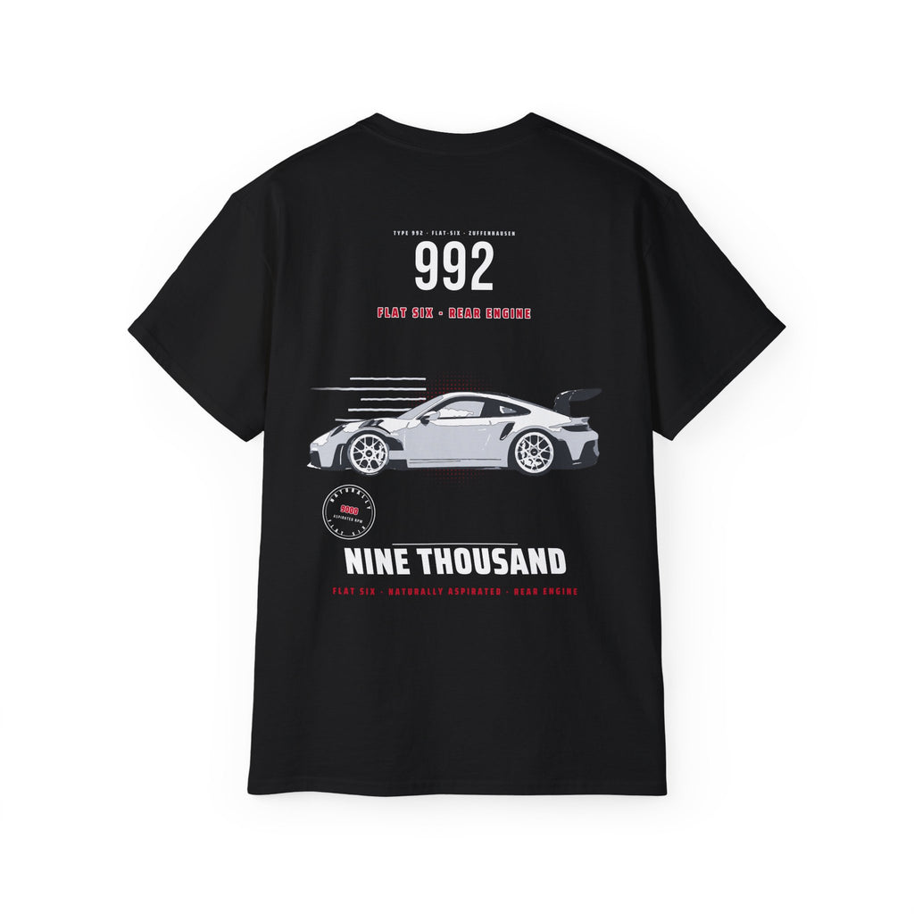 Flat Six Rear Engine Porsche-Inspired Sports Car Tee