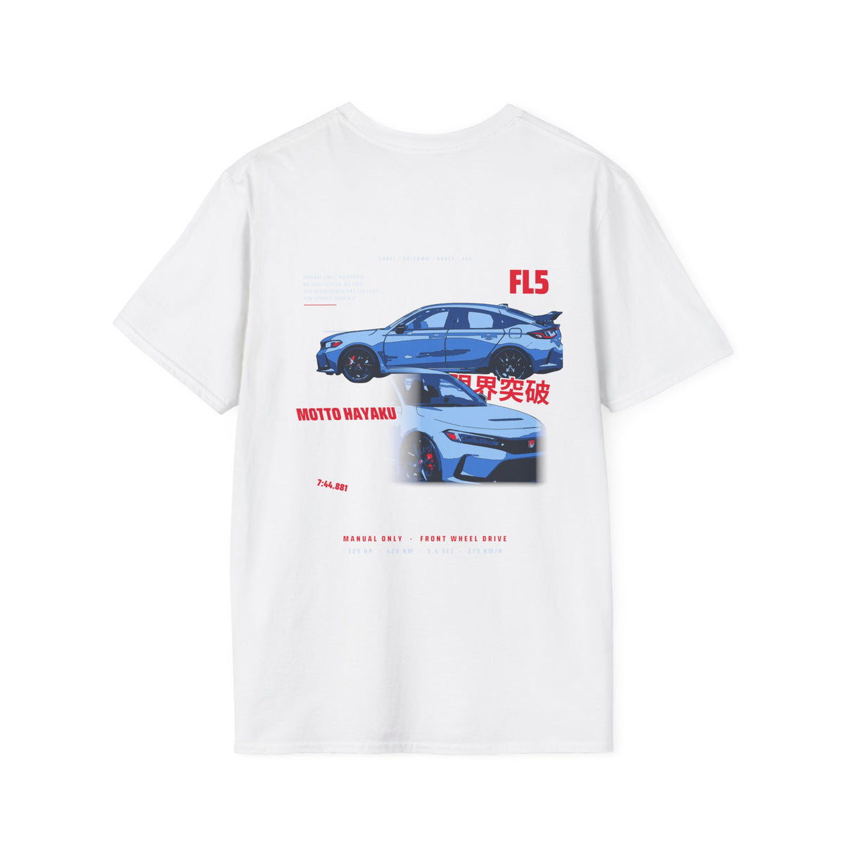 Copy of Front-Wheel-Drive Hot Hatch Tee — JDM Racing Graphic