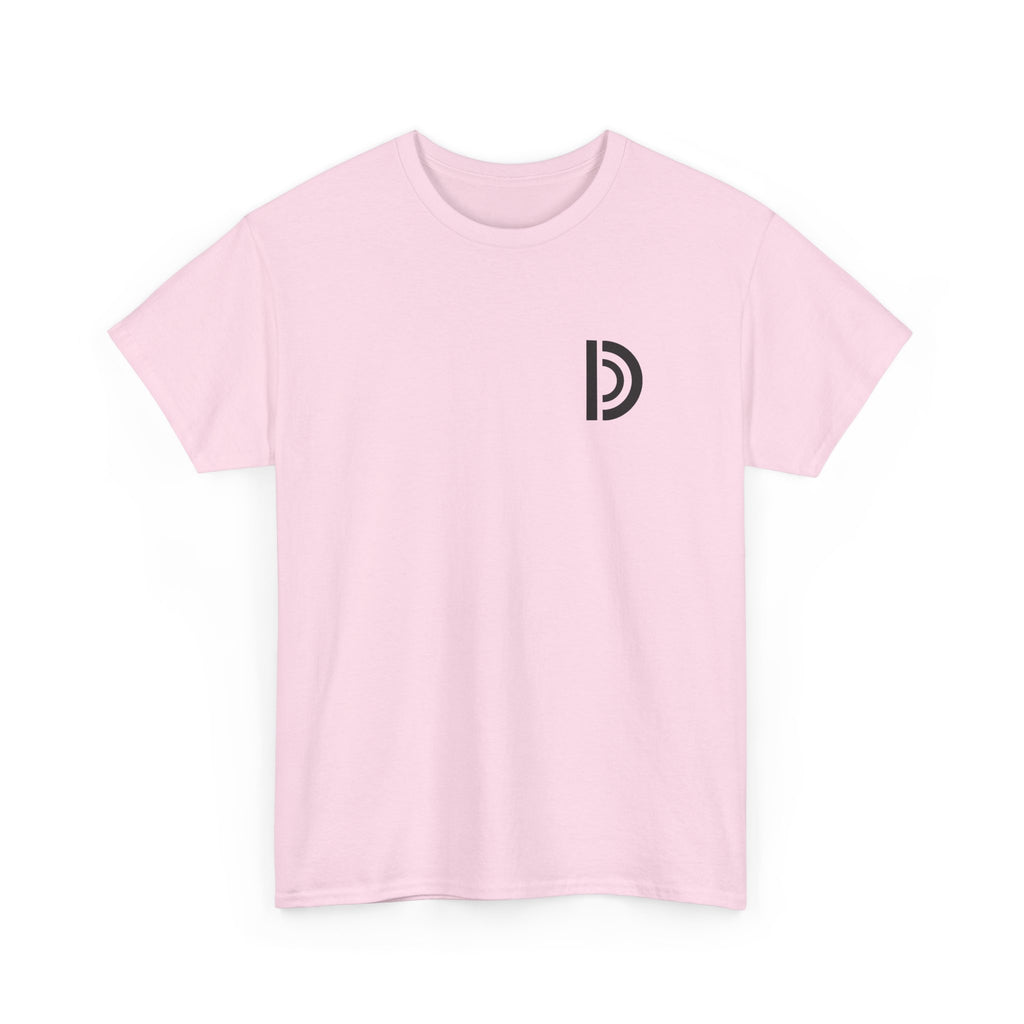 Car Graphic Tee — Pink Sports Car Illustration Back Print