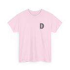Car Graphic Tee — Pink Sports Car Illustration Back Print