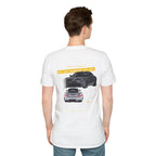 Car Enthusiast T-Shirt — Sport Coupe Graphic Tee (Rear & Side Car Illustration)