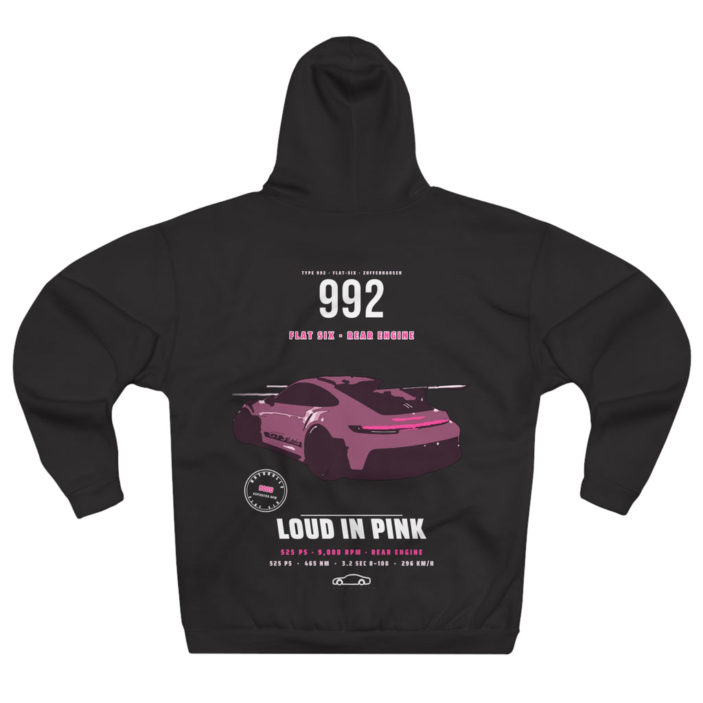 525 HP Flat-Six T-Shirt — Monochrome Automotive Streetwear