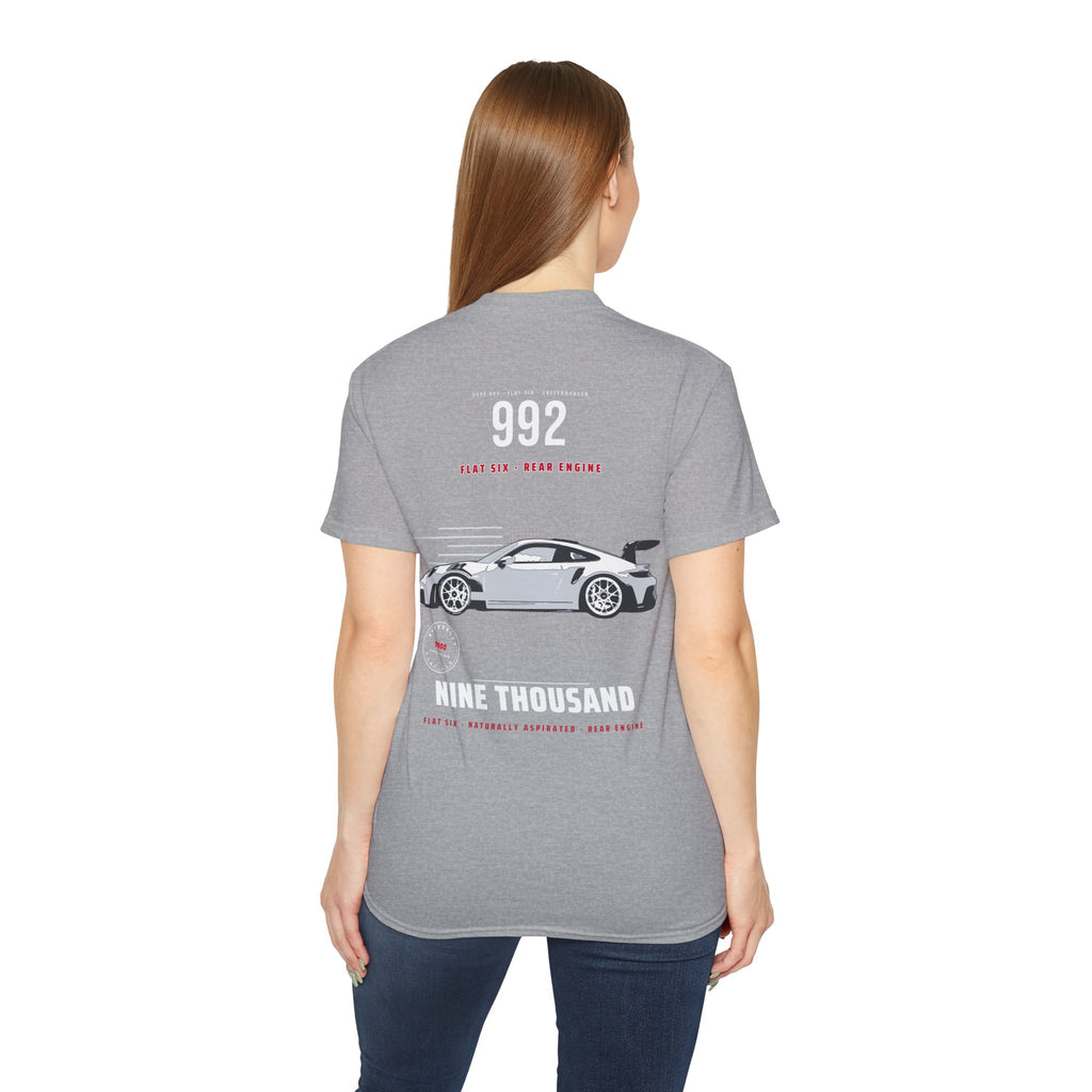 Flat Six Rear Engine Porsche-Inspired Sports Car Tee