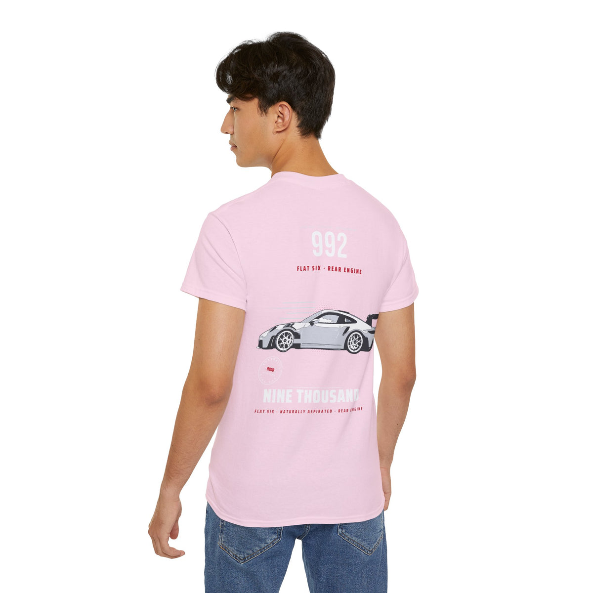 Flat Six Rear Engine Porsche-Inspired Sports Car Tee