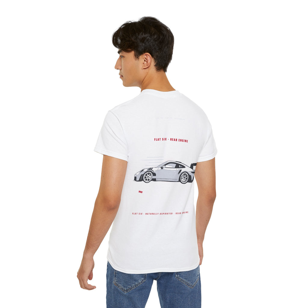 Flat Six Rear Engine Porsche-Inspired Sports Car Tee