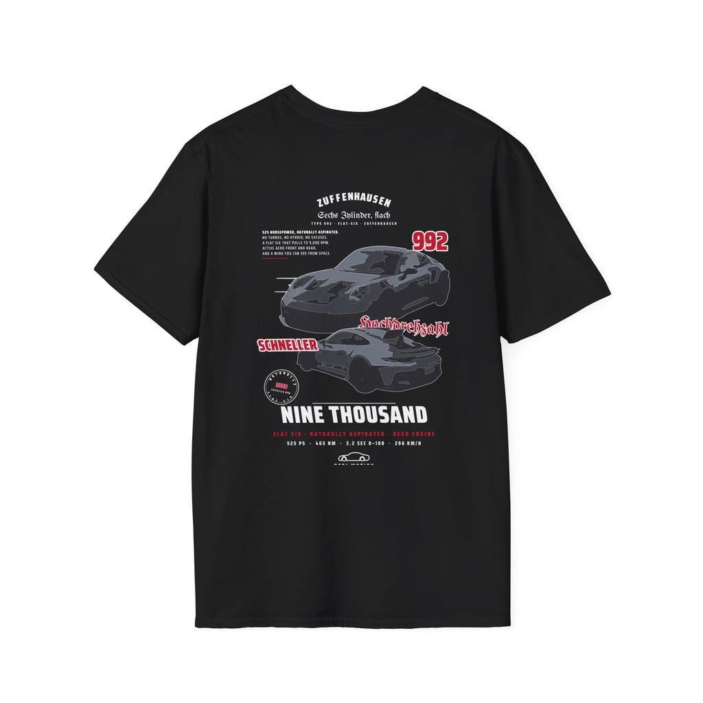 Nine Thousand — Rear-Engined Track Coupé Graphic Tee