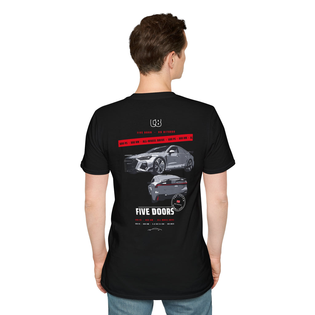 Copy of 600 HP Five-Door Tee — V8 Biturbo Sportback Graphic